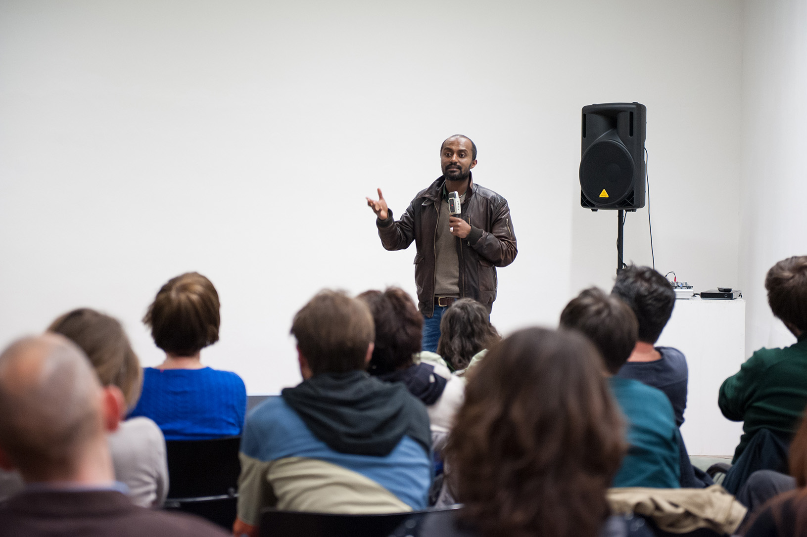 Screening of Dagmawi Yimer's film Like a Man on Earth followed by and open discussion at Künstlerhaus Büchsenhausen (Innsbruck) 24.03.2015 Photos by Daniel Jarosch