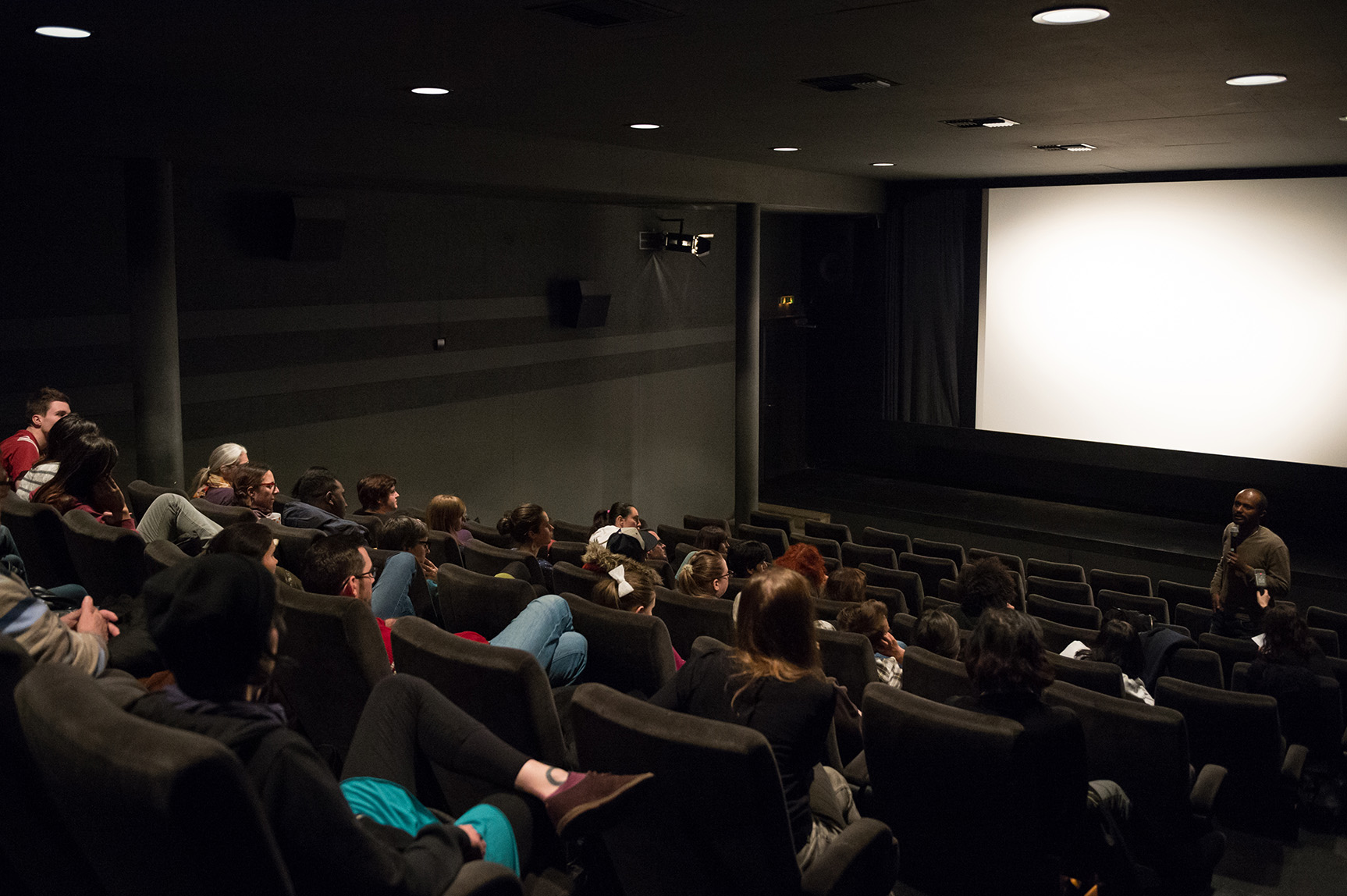 Screening of Dagmawi Yimer's film Va’Pensiero-Walking stories followed by and open discussion at Leokino (Innsbruck) 23.03.2015 Photos by Daniel Jarosch