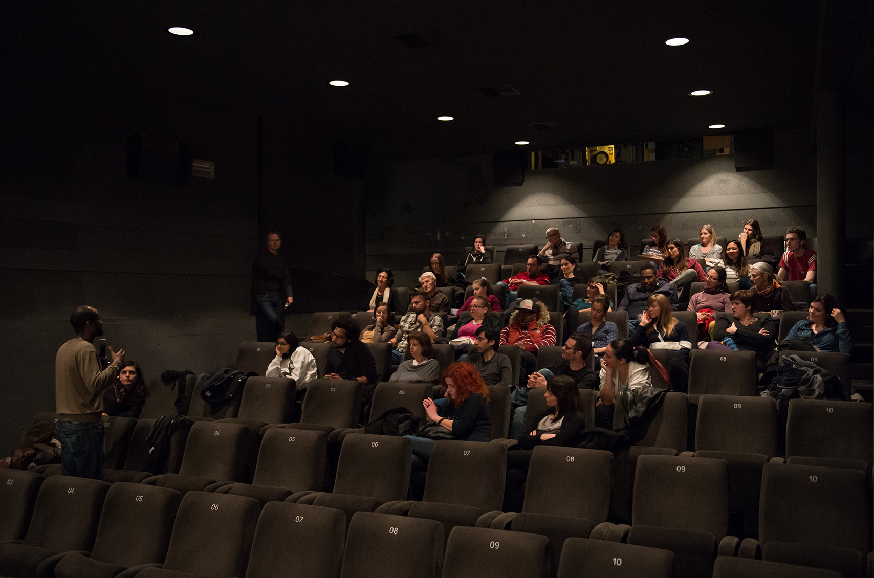 Screening of Dagmawi Yimer's film Va’Pensiero-Walking stories followed by and open discussion at Leokino (Innsbruck) 23.03.2015 Photos by Daniel Jarosch