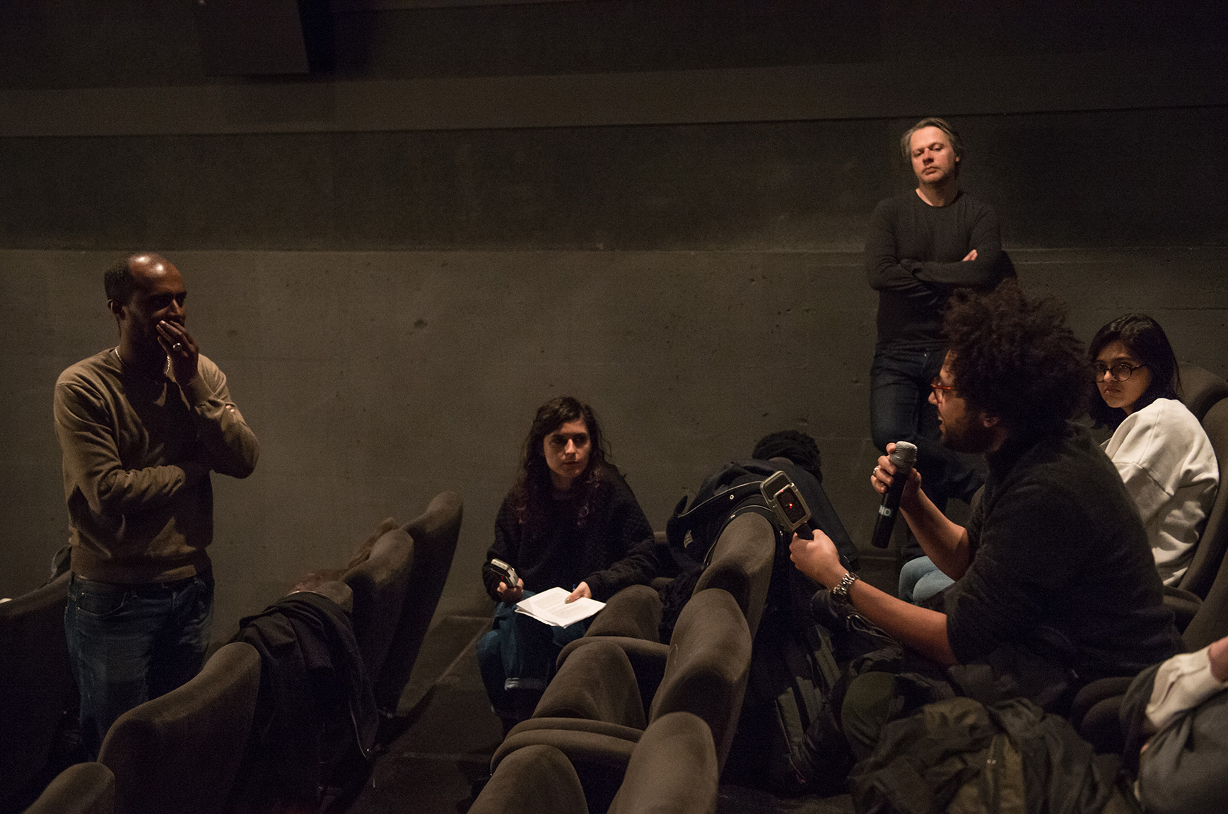 Screening of Dagmawi Yimer's film Va’Pensiero-Walking stories followed by and open discussion at Leokino (Innsbruck) 23.03.2015 Photos by Daniel Jarosch