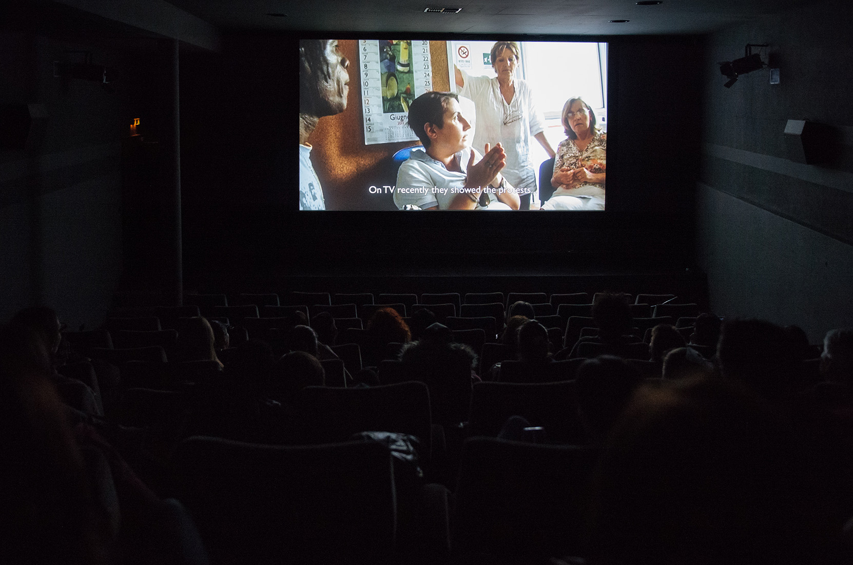 Screening of Dagmawi Yimer's film Va’Pensiero-Walking stories followed by and open discussion at Leokino (Innsbruck) 23.03.2015 Photos by Daniel Jarosch